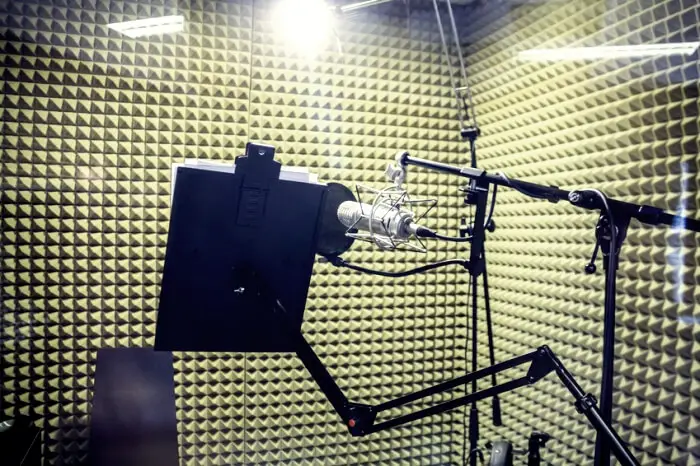 voice recording studio