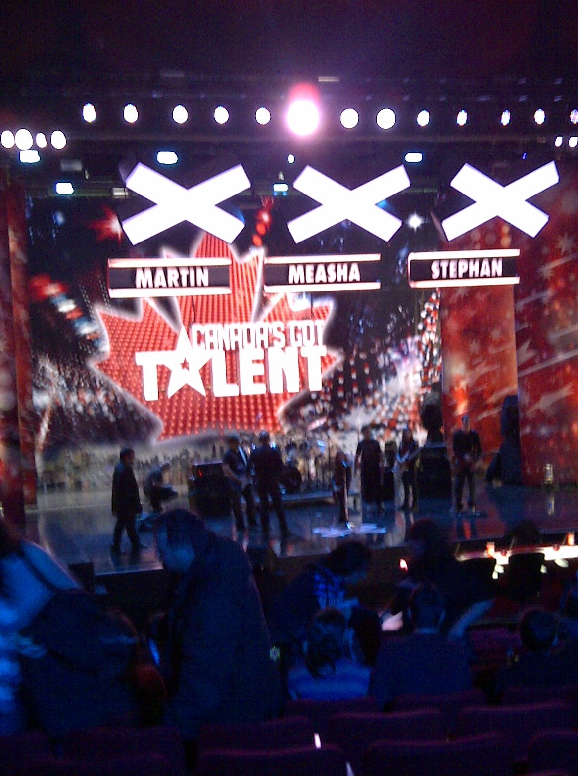 People On Stage Doing Audition